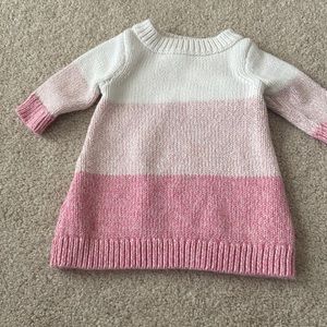 Gymboree Baby Girl Pink Sweater Dress 3-6 months